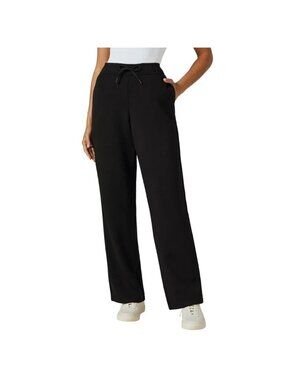 NWT Infinity Linearflex Women's M Black Straight Leg Pants Scuba B1718